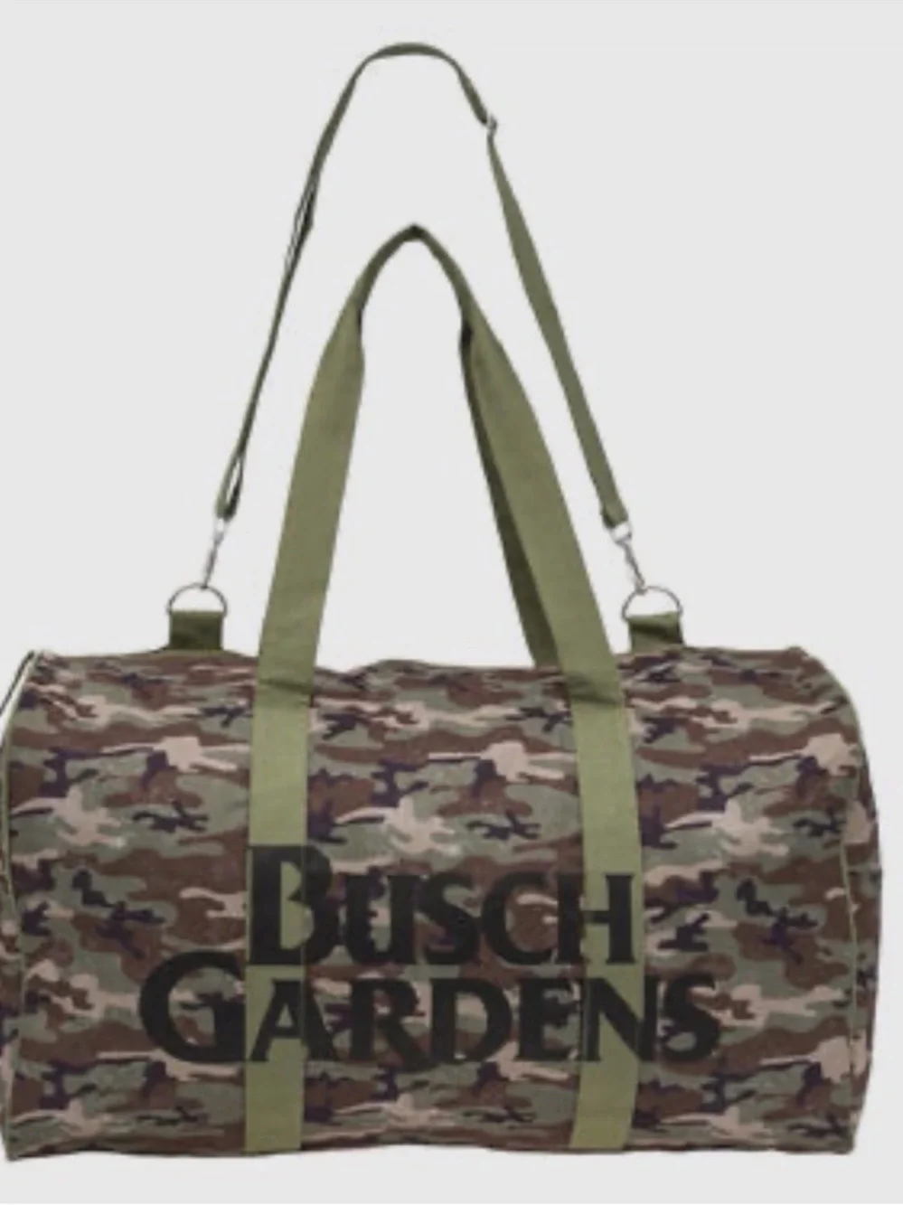 Camo Duffel Bag - Olive Straps